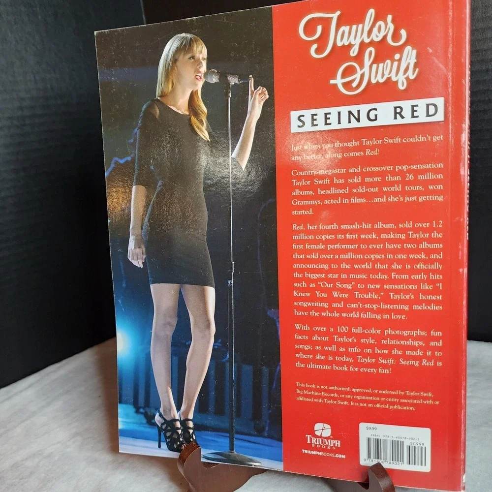 Taylor Swift : Seeing Red by Triumph Books‎ (2013, Trade Paperback)